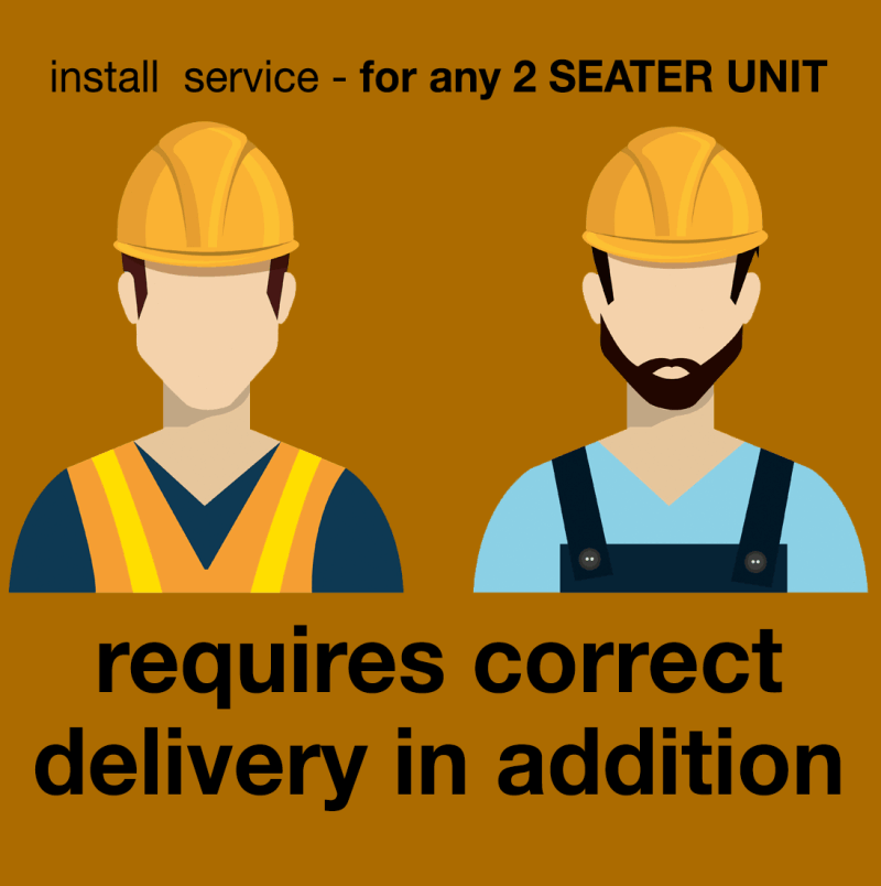 2 Seater Social Pod Install 2 Seater Social Pod Install