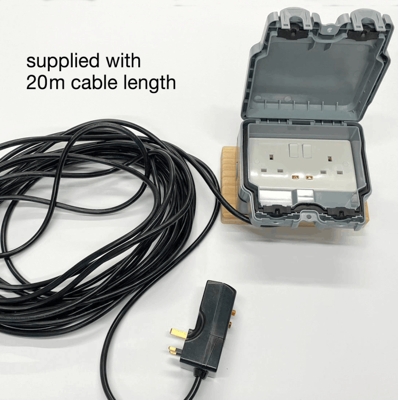 External Socket - 20m Cable Length External Socket - 20m Cable Length